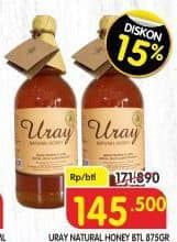 Promo Harga Uray Natural Honey 875 ml - Superindo