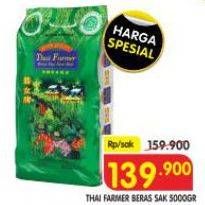 Promo Harga Thai Farmer Beras 5000 gr - Superindo