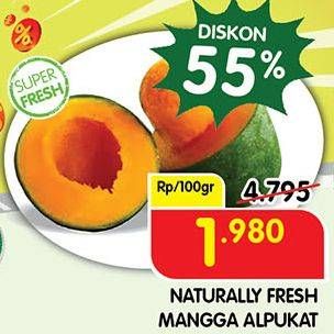 Promo Harga Mangga Alpukat per 100 gr - Superindo