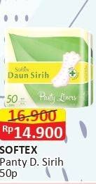 Promo Harga Softex Pantyliner Daun Sirih Regular 50 pcs - Alfamart