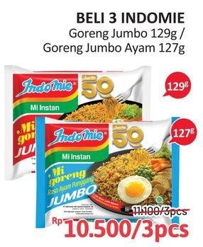 Promo Harga INDOMIE Mi Goreng Jumbo Ayam Panggang, Spesial 127 gr - Alfamidi