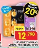 Promo Harga Ellips Hair Vitamin/Ellips Hair Vitamin Keratin   - Superindo