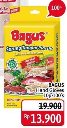 Promo Harga BAGUS Hand Glove 10 Miu 100 pcs - Alfamidi