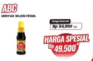 Promo Harga ABC Minyak Wijen 195 ml - Carrefour