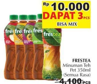 Promo Harga FRESTEA Minuman Teh Apple, Green Honey, Markisa, Original 350 ml - Giant