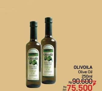 Promo Harga Olivoila Minyak Zaitun Extra Virgin 250 ml - LotteMart