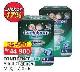 Promo Harga Confidence Adult Diapers Classic M8, L7, XL6 6 pcs - Alfamart