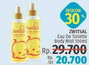 Promo Harga ZWITSAL Body Mist For Adult 100 ml - LotteMart