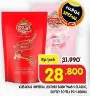 Promo Harga CUSSONS IMPERIAL LEATHER Body Wash Classic, Softly Softly 400 ml - Superindo