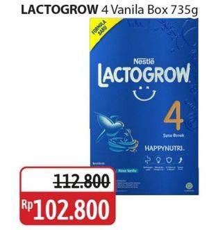 Promo Harga Lactogrow 4 Susu Pertumbuhan Vanila 750 gr - Alfamidi