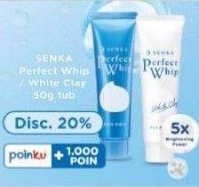 Promo Harga SENKA Perfect Whip Facial Foam/SENKA Perfect White Clay   - Indomaret