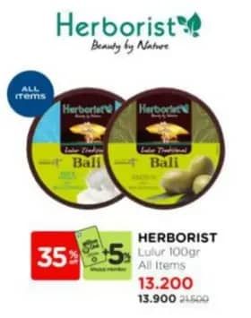 Promo Harga Herborist Lulur Tradisional Bali All Variants 100 gr - Watsons