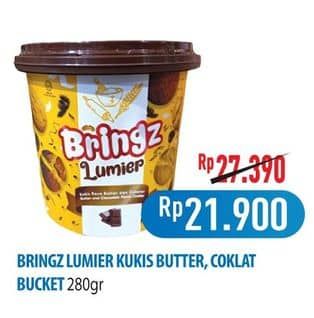 Promo Harga Bringz Lumier Cookies Butter And Chocolate 282 gr - Hypermart