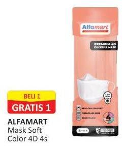 Promo Harga ALFAMART Masker Premium 4D 4 pcs - Alfamart