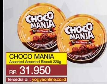 Promo Harga CHOCO MANIA Gift Pack 220 gr - Yogya