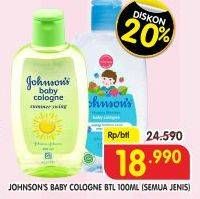 Promo Harga JOHNSONS Baby Cologne All Variants 100 ml - Superindo