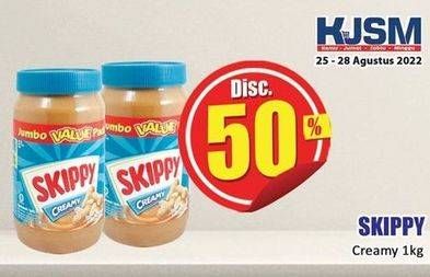 Promo Harga Skippy Peanut Butter Creamy 1000 gr - Hari Hari