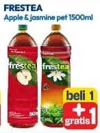 Promo Harga Frestea Minuman Teh Jasmine, Apple, Original 1500 ml - Hypermart