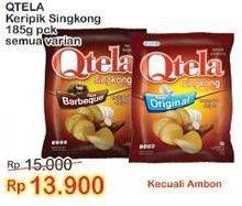 Promo Harga QTELA Keripik Singkong All Variants 185 gr - Indomaret