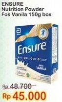 Promo Harga ENSURE Nutrition Powder FOS Vanila 150 gr - Indomaret