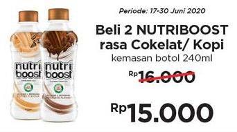 Promo Harga MINUTE MAID Nutriboost Chocolate, Coffee per 2 botol 240 ml - Indomaret