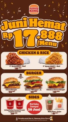 Promo Harga Juni Hemat  - Burger King