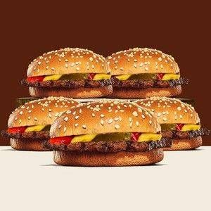 Promo Harga BURGER KING 5 Beef Burger  - Burger King