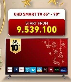 Promo Harga UHD Smart TV 65" - 70"  - Electronic City