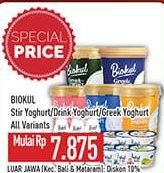 Promo Harga Biokul Stir Yogurt/Drink Yogurt/Greek Yogurt  - Hypermart