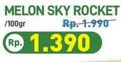 Promo Harga Melon Sky Rocket per 100 gr - Hypermart