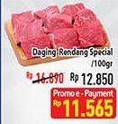 Promo Harga Daging Rendang Sapi Spesial per 100 gr - Hypermart