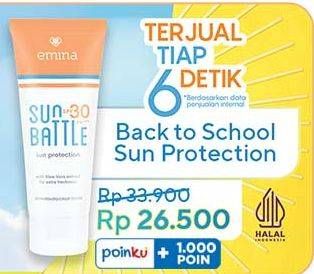 Promo Harga Emina Sun Battle SPF 30+ PA+++ 30 ml - Indomaret