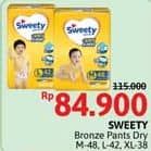 Promo Harga Sweety Bronze Pants Dry X-Pert XL38, M48, L42 38 pcs - Alfamidi