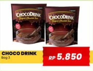 Promo Harga Choco Drink Belgian Chocolate Taste per 4 sachet 28 gr - Yogya