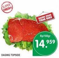 Promo Harga Daging Topside Sapi per 100 gr - Superindo