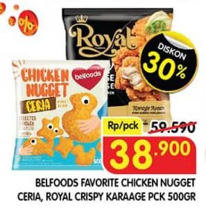 Promo Harga Belfoods Nugget/Royal Crispy Karage  - Superindo