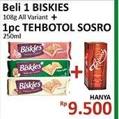 Promo Harga Biskies + Teh Botol Sosro  - Alfamidi