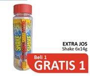 Promo Harga EXTRA JOSS Shake per 6 pcs 14 gr - Alfamidi
