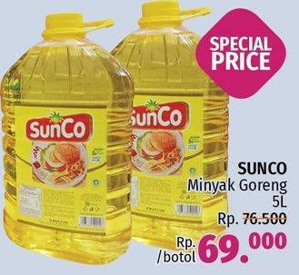 Promo Harga SUNCO Minyak Goreng 5 ltr - LotteMart