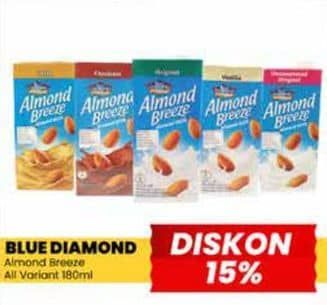 Promo Harga Blue Diamond Almond Breeze All Variants 180 ml - Yogya
