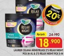 Promo Harga Laurier Celana Menstruasi S-M, M-XL 2 pcs - Superindo