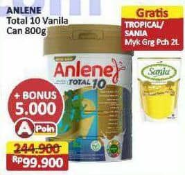 Promo Harga Anlene Total 10 Vanilla 800 gr - Alfamart