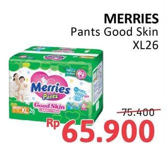 Promo Harga Merries Pants Good Skin XL26 26 pcs - Alfamidi