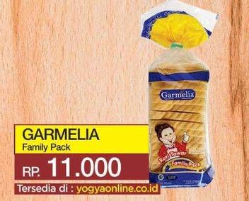 Promo Harga GARMELIA Roti Tawar Family  - Yogya