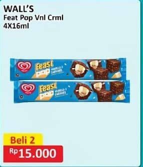 Walls Ice Cream Feast Pop 64 ml Harga Promo Rp15.000