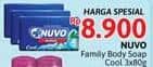 Promo Harga Nuvo Family Bar Soap Active Cool per 3 pcs 76 gr - Alfamidi
