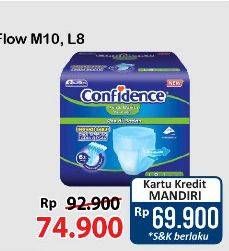 Promo Harga Confidence Adult Diapers Heavy Flow L8, M10 8 pcs - Alfamart