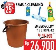 Promo Harga Ember Goldy PL-12  - Hypermart