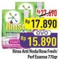 Promo Harga Rinso Anti Noda Deterjen Bubuk + Molto Pink Rose Fresh, + Molto Classic Fresh, + Molto Purple Perfume Essence 770 gr - Hypermart