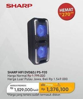 Promo Harga Sharp HIFI DVD & DJPS-920  - Carrefour